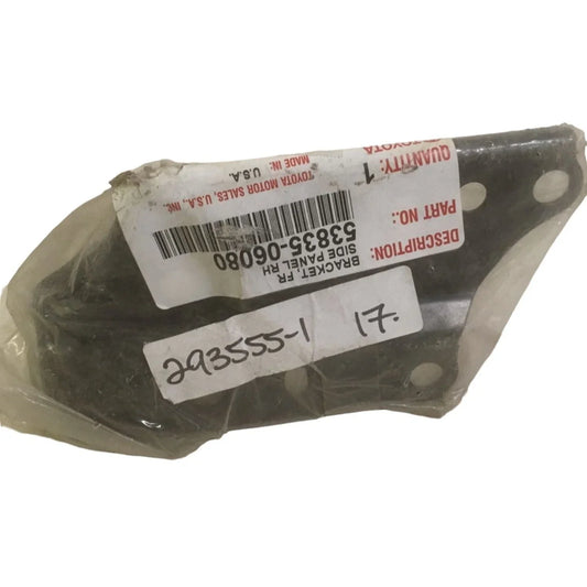 Toyota No 53835-06080 - Bracket, Front Side Panel - RH, 2014-2017 Toyota Camry - Replacement Auto Part Toyota A+ Stuff Replacement Auto Part
