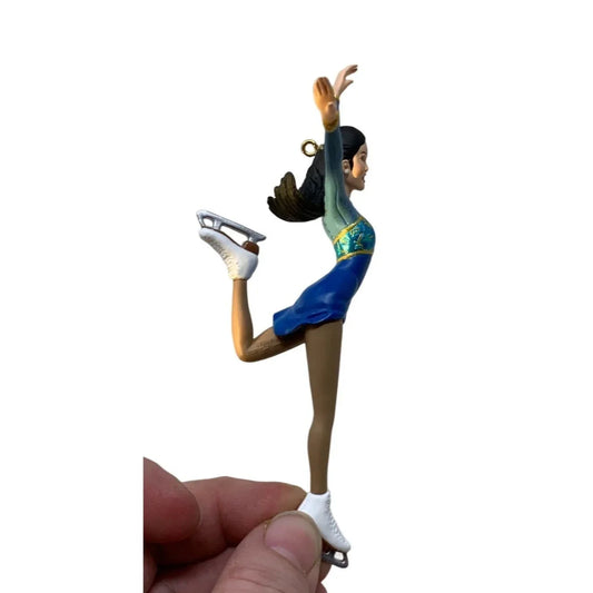 Christie Yamagucci Figure Skating Christmas Tree Ornament Collectible (2000) Hallmark Keepsake Ornament Hallmark A+ Stuff