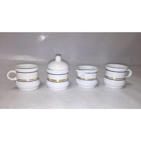 WAECHTERSBACH Tea Coffee Set Western Germany Mugs Cream Sugar Waechtersbach A+ Stuff Mugs