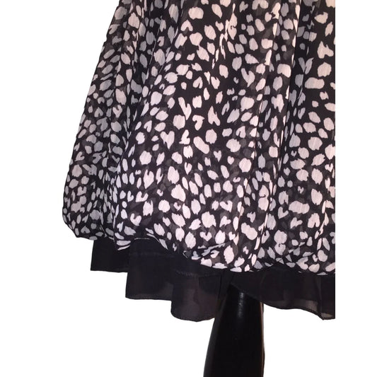 Sans Souci Bubble Bottom Tank Dress with White splotches Pattern - Womens size Medium Sans Souci A+ Stuff