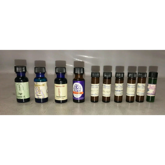 Set of OILS including BATS BLOOD OIL, Sleep, Sage, Lotus and More A+ Stuff A+ Stuff Fragrance Oil