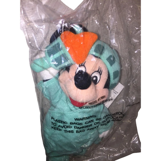 DISNEY STORE Liberty Minnie Mouse Bean Bag Plush Toy - New in sealed Bag with Tags - Disney World Souvenir Walt Disney Store A+ Stuff