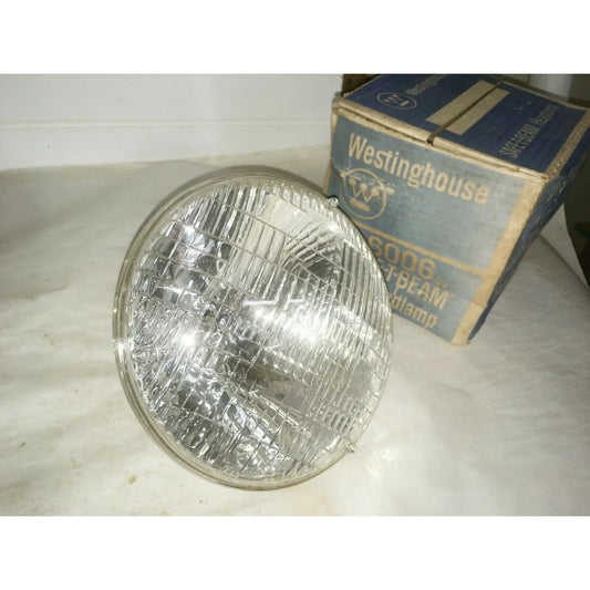 Vintage WESTINGHOUSE 6006 SAFE-T-BEAM Headlamp 6V New Old Stock WESTINGHOUSE A+ Stuff Headlamps