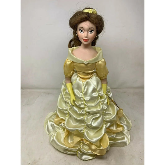 BELLE Beauty & Beast Disney Porcelain Doll Ball Gown Brass Key Disney