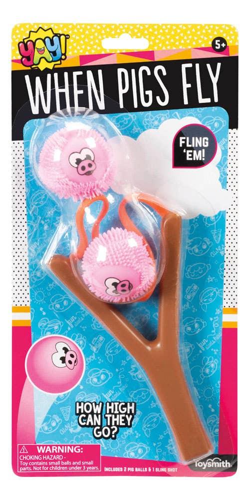 Yay! When Pigs Fly Slingers Sling Shot Toy - A+ Stuff
