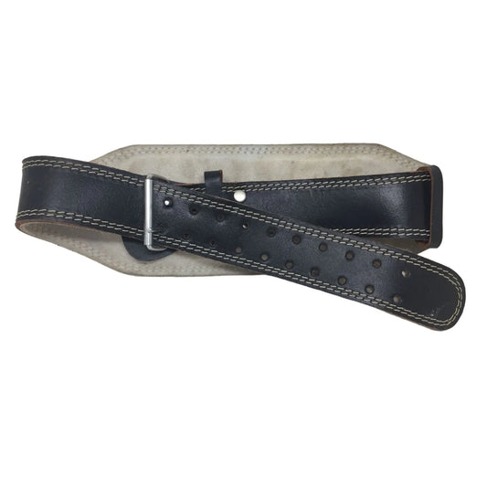 Valeo 6" Leather Weightlifting Belt - Back Support for Body Builders and Weight Lifters Valeo A+ Stuff Weight Lifting Belts