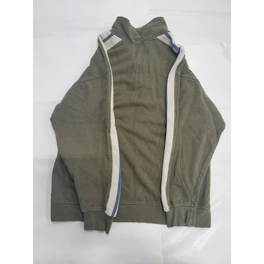 Old Navy Kids size large green pullover with white stripe on sleeves old navy A+ Stuff Shirts & Tops