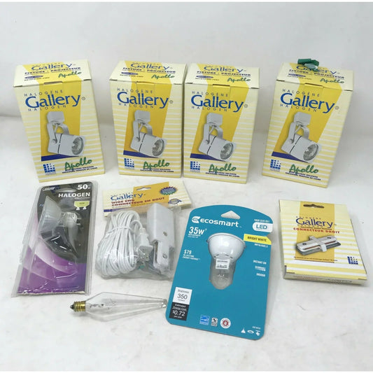 Gallery HALOGEN Fixtures and Electrical Lighting Mixed Lot Gallery A+ Stuff Lighting Fixtures
