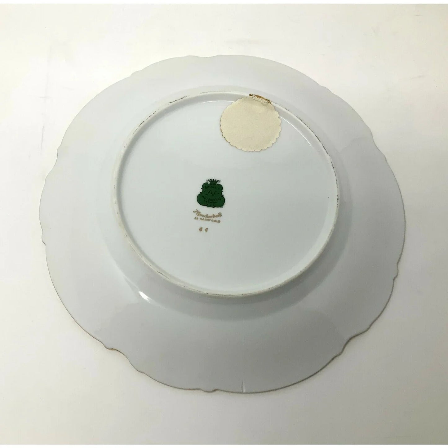 BOYS EATING GRAPES Bavaria Waldershof Germany Handarbeit 22K Gold bavaria Waldershof Germany Handarbeit A+ Stuff Plates