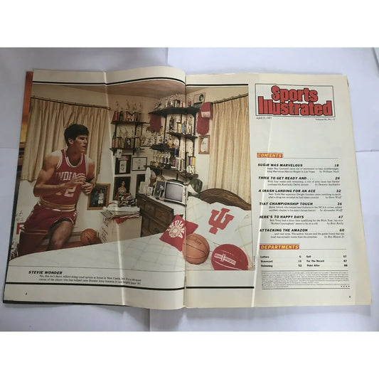 Sports Illustrated April 13 1987 - Shocker SUGAR RAY LEONARD beats MARVIN HAGLER A+ Stuff
