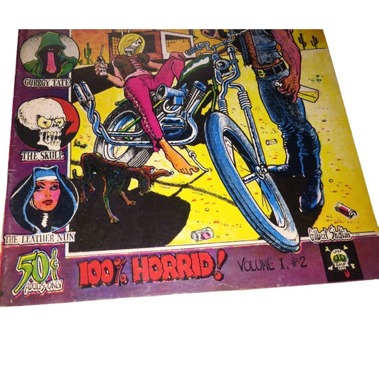 SKULL Comics - Tales Contrived to fip you out of your skull. 100% Horrid! Vol 1 No 2 Gilbert Shelton 1970 San Fransisco Comic Book Co. A+ Stuff Books
