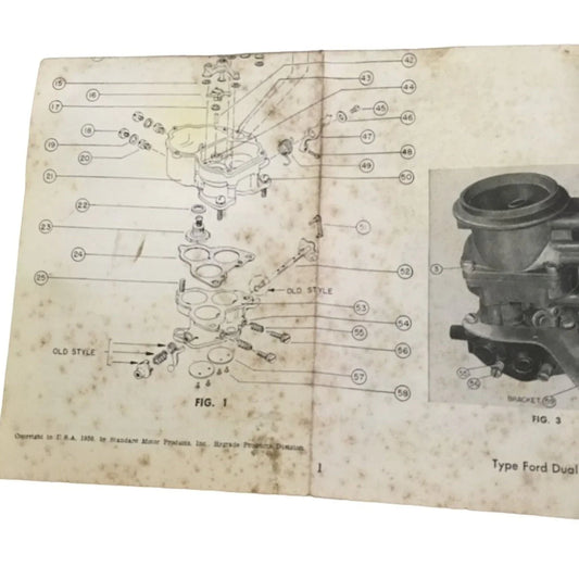 Vintage HYGRADE Carburetor Tune Up Parts Kit - in original box - all items shown included CP706 Fuel Bowl Casting CP705 Fuel Bowl Co HYGRADE A+ Stuff