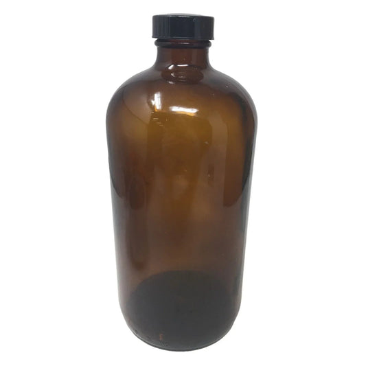 Vintage Brown Glass Jar - 8" Tall 1970 imprinted near bottom edge - Number 5 on bottom A+ Stuff A+ Stuff