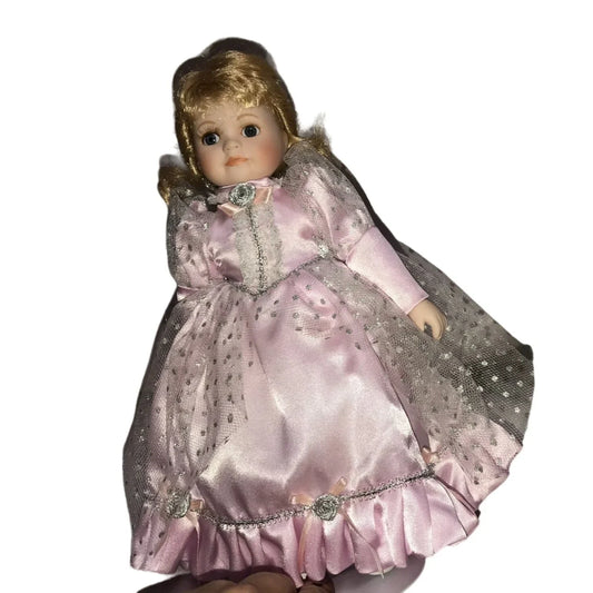 Royalton Collection 1998 Porcelain Doll - Blonde Hair & Pink Dress - Great Starter Doll Royalton Collection A+ Stuff