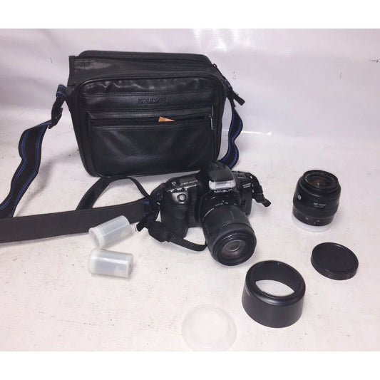 MINOLTA Maxxum 300si with LENS, BAG & More 35mm CAMERA Vintage Minolta A+ Stuff Cameras