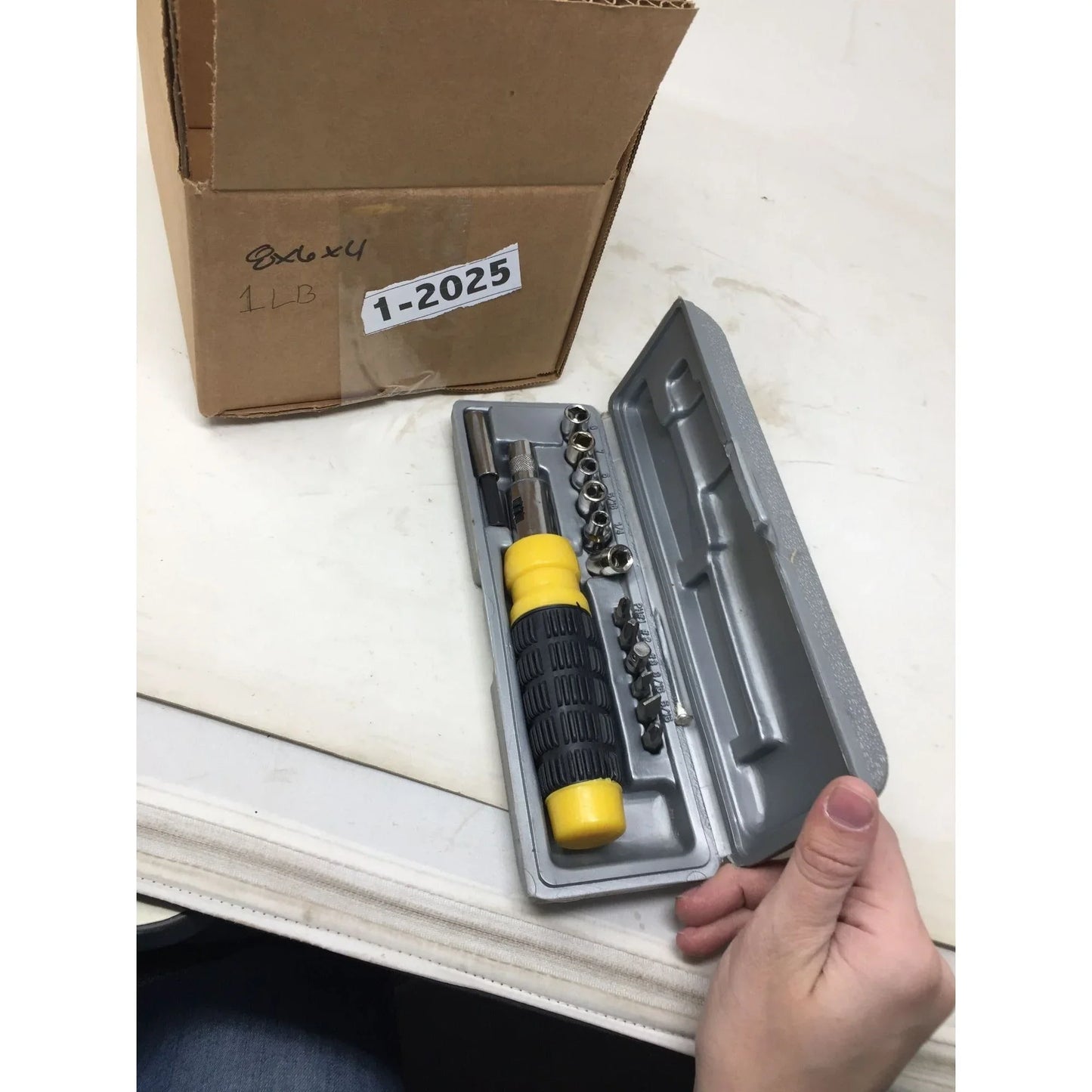 Ratcheting Socket and Driver Set with Case - Bits and Sockets Shown Included A+ Stuff A+ Stuff