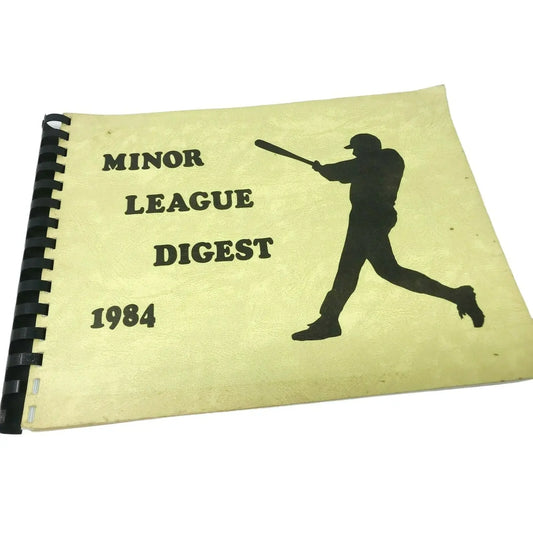 1984 MINOR LEAGUE DIGEST BASEBALL BLUE BOOK - vintage Baseball A+ Stuff