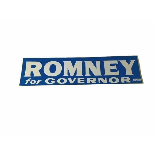 Set of 3 Vintage Political Bumper Stickers - Romney for Governor - Goldwater 64 - Don't Blame me I voted 4 Ford! - Politics - election A+ Stuff A+ Stuff Bumper Stickers