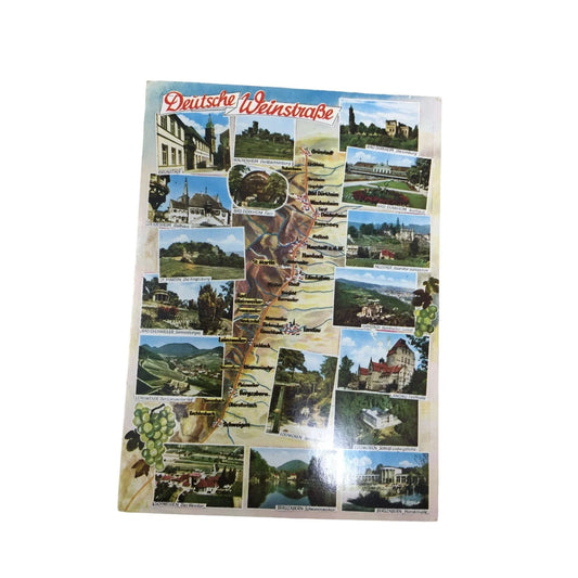 Deutsche Weinstrabe Vintage Postcard (unused) Famous Landmarks A+ Stuff A+ Stuff