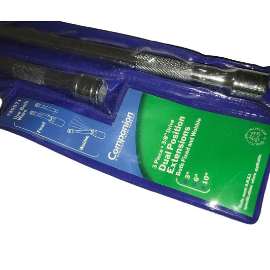 CHAMPION Dual Position Extensions both fixed and Wobble. 3/8" drive - New and unused in sleeve for storage. #30571 CHAMPION A+ Stuff Tools