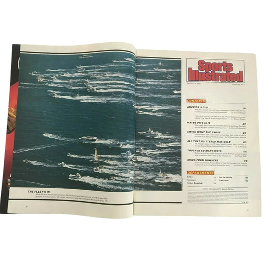 Sports Illustrated Magazine February 16 1987 Ronald Reagan Dennis Conner Sports Illustrated A+ Stuff Magazines