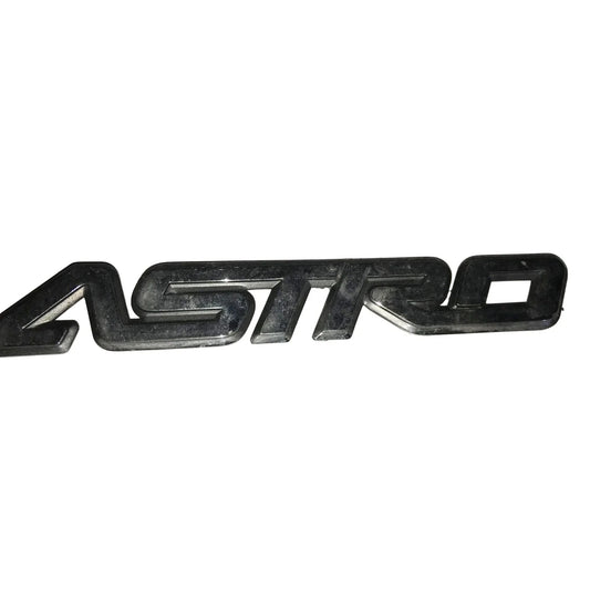 ASTRO - Auto Patch or Emblem - 8.5" Long Silver Plastic Auto Part Ford Astro A+ Stuff