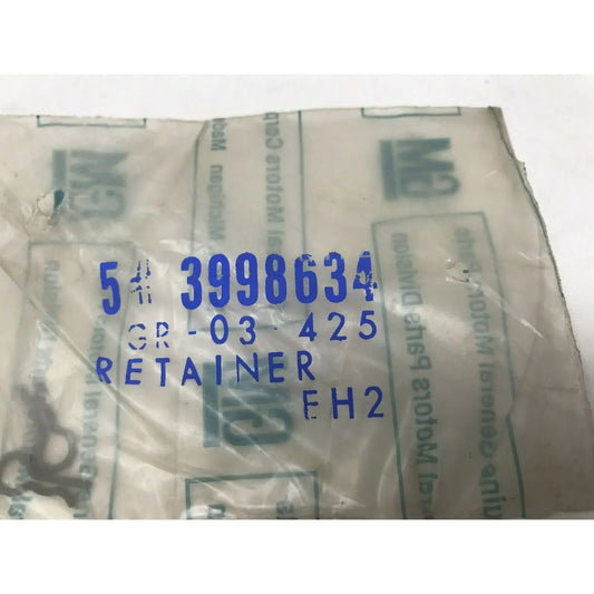 GM Part No 3998634 REATINER (Clip) Accel Lvr Rod - New Old Stock General Motors, GM, AC Delco