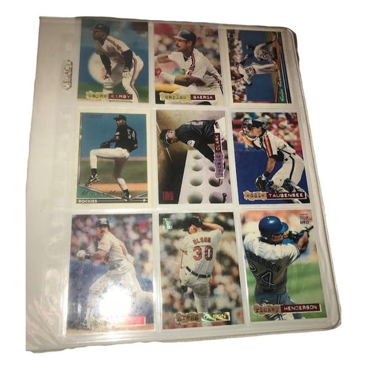 Baseball Cards Binder