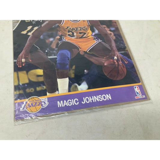 MAGIC JOHNSON 1990 NBA Hoops 8 x 10 Glossy Action Photos LA Lakers NBA A+ Stuff Sports Collectibles