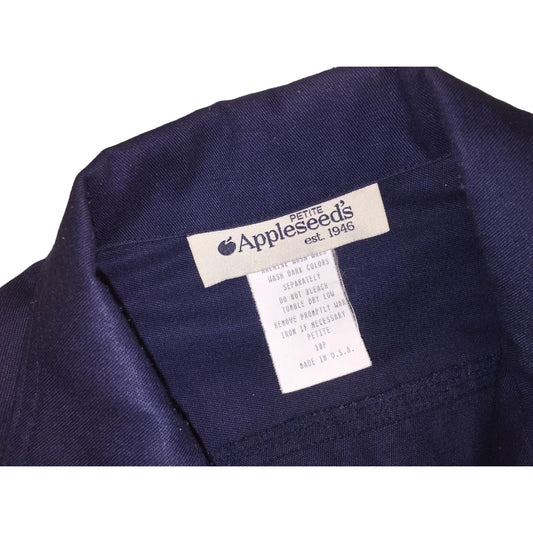 Vintage Appleseed's Navy Blue Jacket Women's Size 10 Petite - Appleseeds women's outerwear Appleseeds A+ Stuff