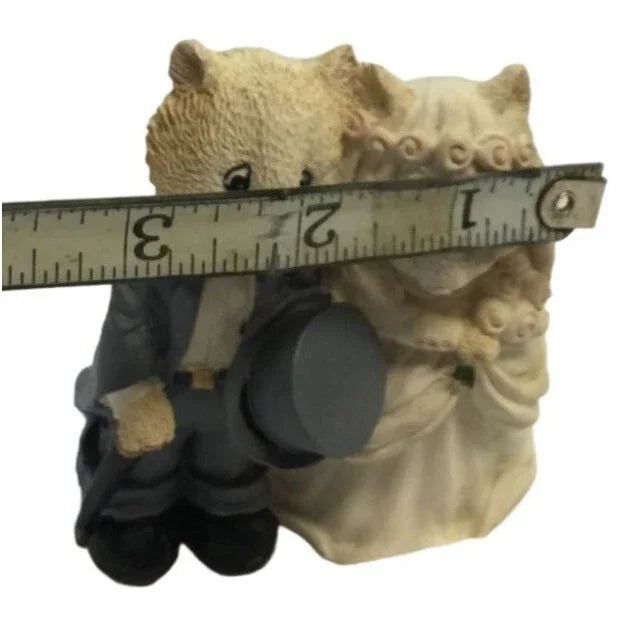 Wedding Mice - Cute White Mice Bride and Groom Figurine - Cake Topper, Anniversary Wedding Gift A+ Stuff A+ Stuff