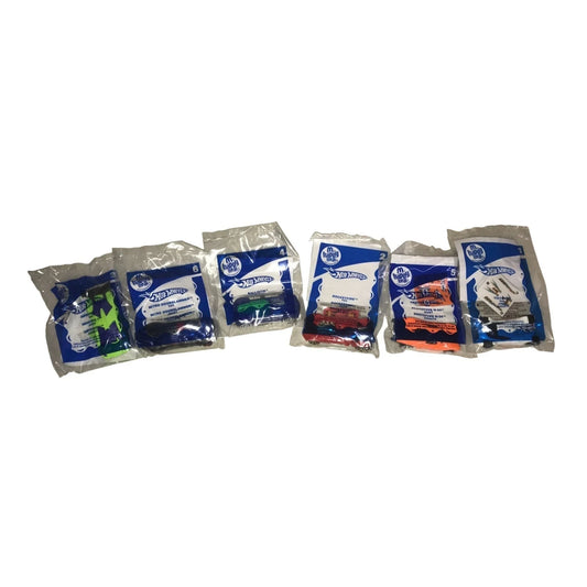 Vintage Happy Meal Toy Hot Wheels Set 1-6 Ballistik, Nitro Doorslammer, Rocketfire Hot Wheels A+ Stuff