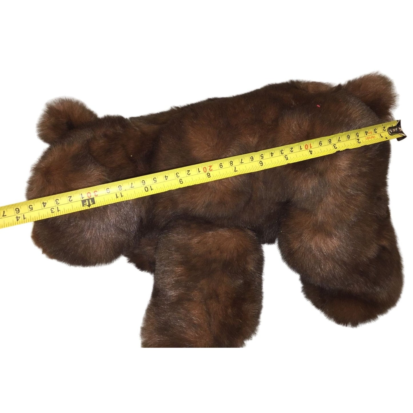 Gund Collector's Classic Brown Bear - Walks on All Fours - 14" Long - Realistic Fur Collectible Plush Bear