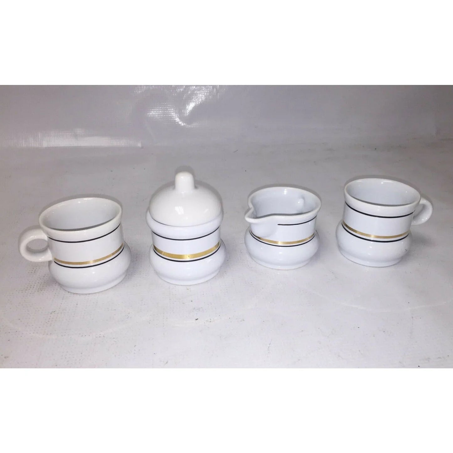 WAECHTERSBACH Tea Coffee Set Western Germany Mugs Cream Sugar Waechtersbach A+ Stuff Mugs