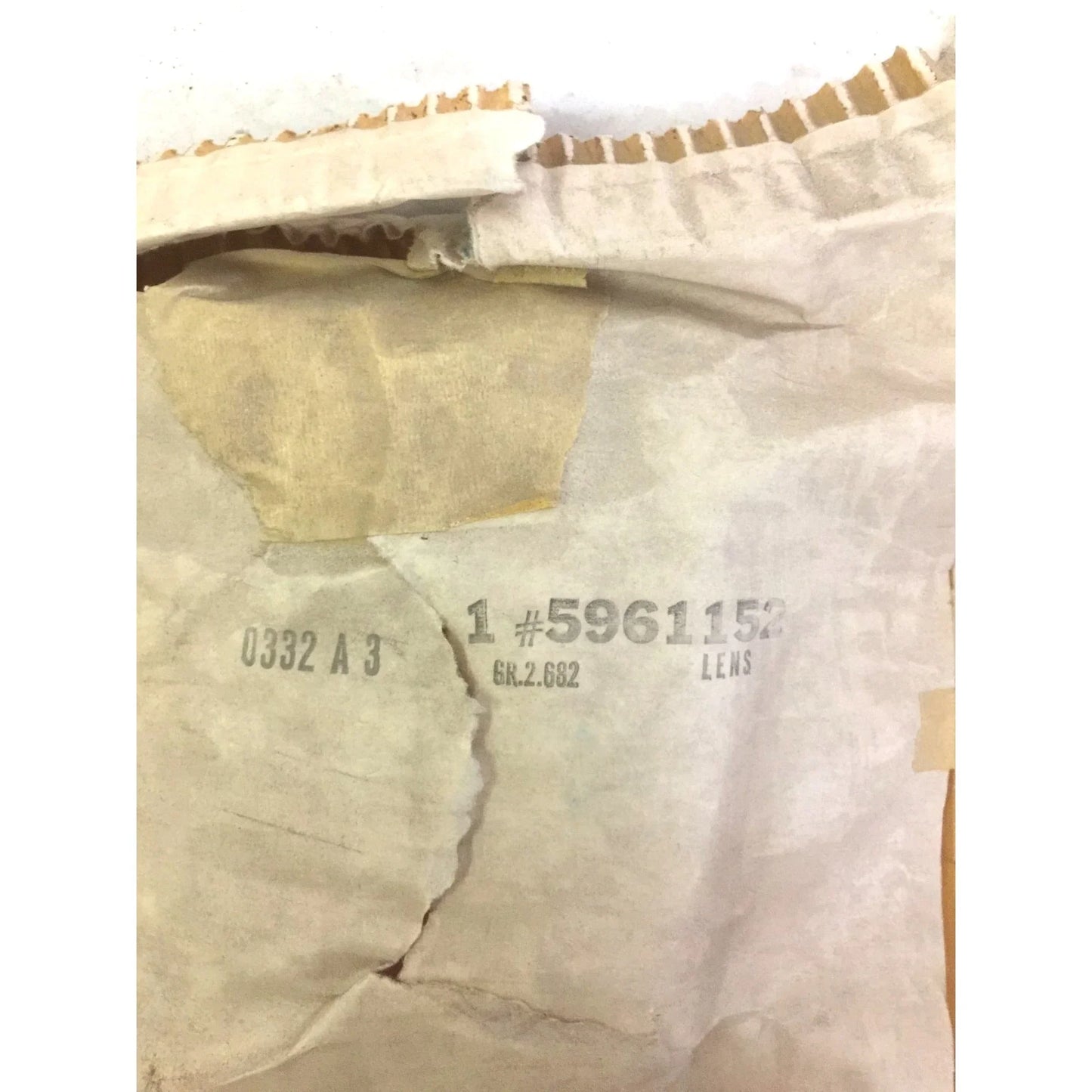 Genuine GM Vintage Part Lens ( Olds Inner Tail Lamp) No. 5961152 1970-1980s General Motors Replacment OEM Part Delco - General Motors A+ Stuff