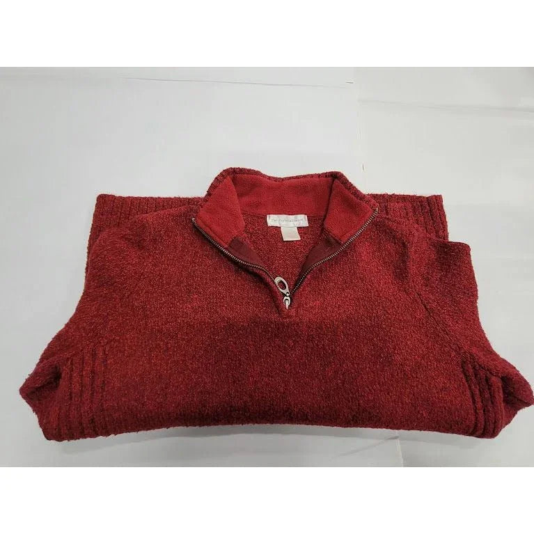 Christopher & Banks Red 1/4 zip pullover Sweater Size Small - very good condition (see photos) Christopher & Banks A+ Stuff Shirts & Tops