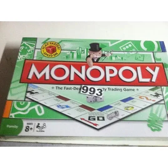 MONOPOLY Game - NEW and SEALED with the Play Faster SPEED DIE - Hasbro Board Game, Family Game Night, New, Gameroom, Game night HASBRO