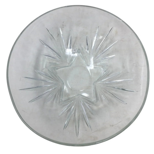Pretty Holiday Serving Dish with Star Base (Center) and Flourishes that look like a snowflake or limbs surrounding A+ Stuff A+ Stuff