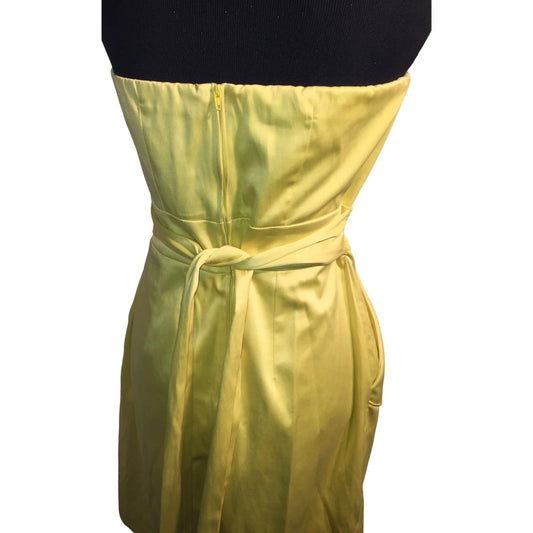 Fun Yellow Sleeveless Party cocktail Dress - Women's size 7 Teeze Me A+ Stuff