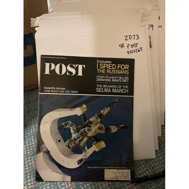 THE SATURDAY EVENING POST VINTAGE MAGAZINE- MAY 22, 1965- 25C POST