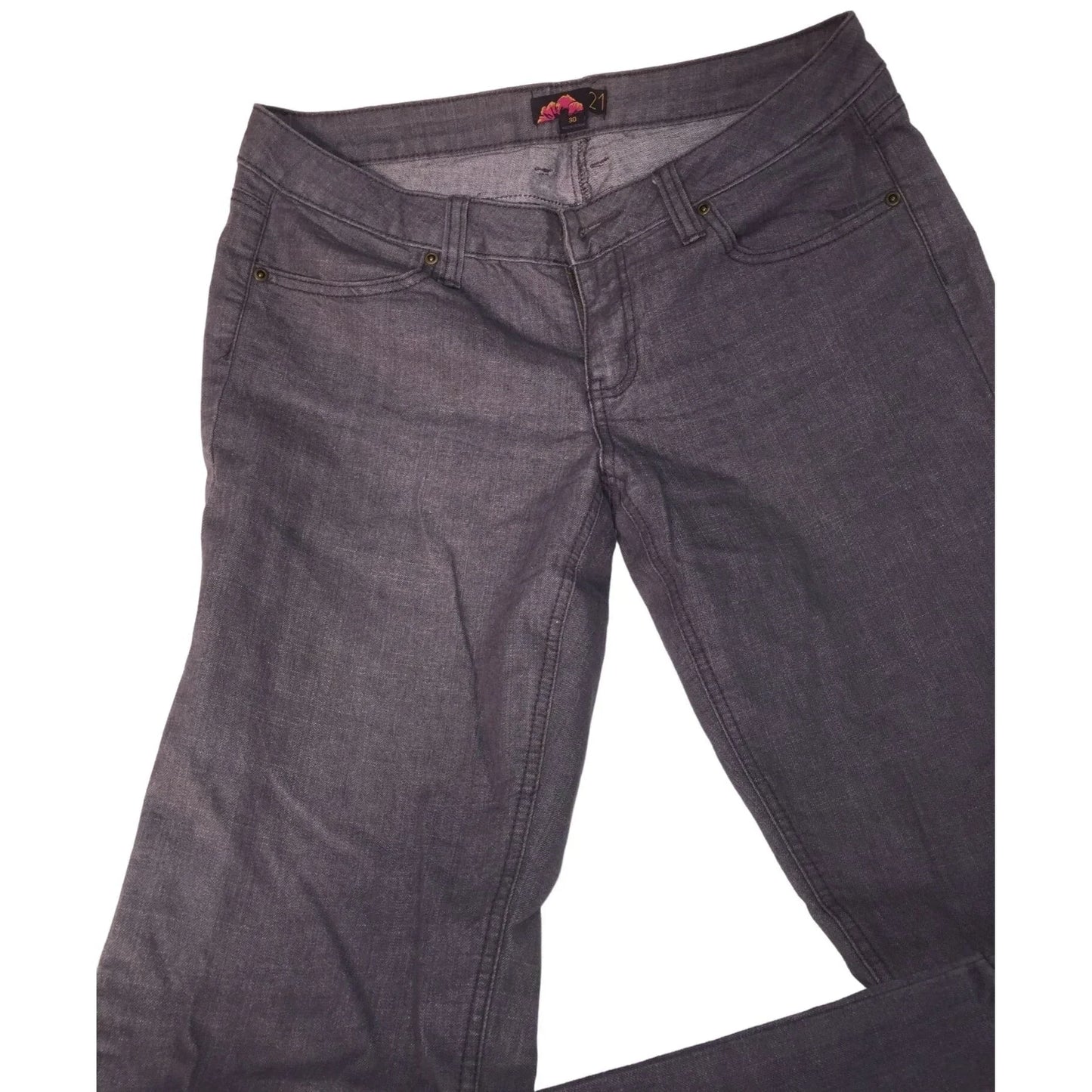 Gray Denim Jeans - Womens size 30 - Classic Style 21 A+ Stuff