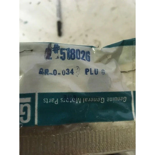 Genuine Gm Parts - NOS - 518026 - PLUG, Cylinder Block Oil Gallery - GR 0.034 - discontinued General Motors Parts - NOS - Vintage GM Part GM A+ Stuff Tools