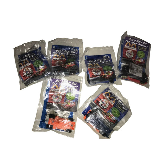 Vintage Happy Meal Toy Hot Wheels Set 1-6 Ballistik, Nitro Doorslammer, Rocketfire Hot Wheels A+ Stuff