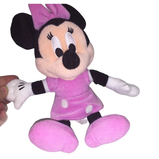 Disney Cute Minnie Mouse Plush 8.5" Tall - Walt Disney Doll Disney A+ Stuff