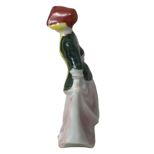 Mid Century Colonial Woman Curtsy-ing Made in Occupied Japan 4.5" TALL A+ Stuff A+ Stuff