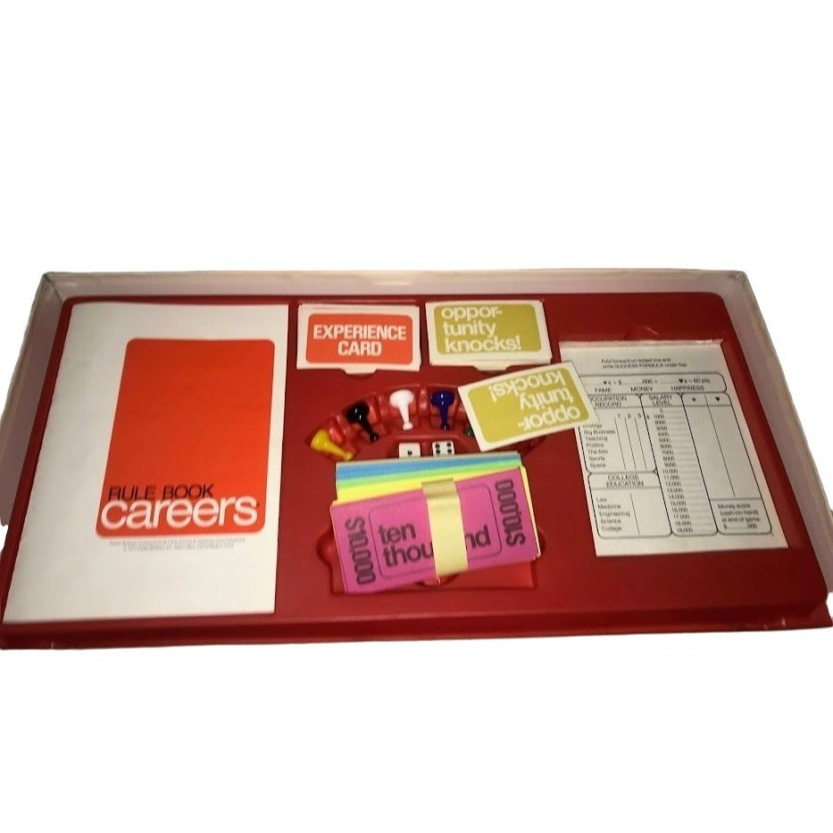 Parker Brothers Game of Careers - circa 1970s - Ecology Politics Sports Big Business - family game night - board game parkers brothers A+ Stuff Board Games