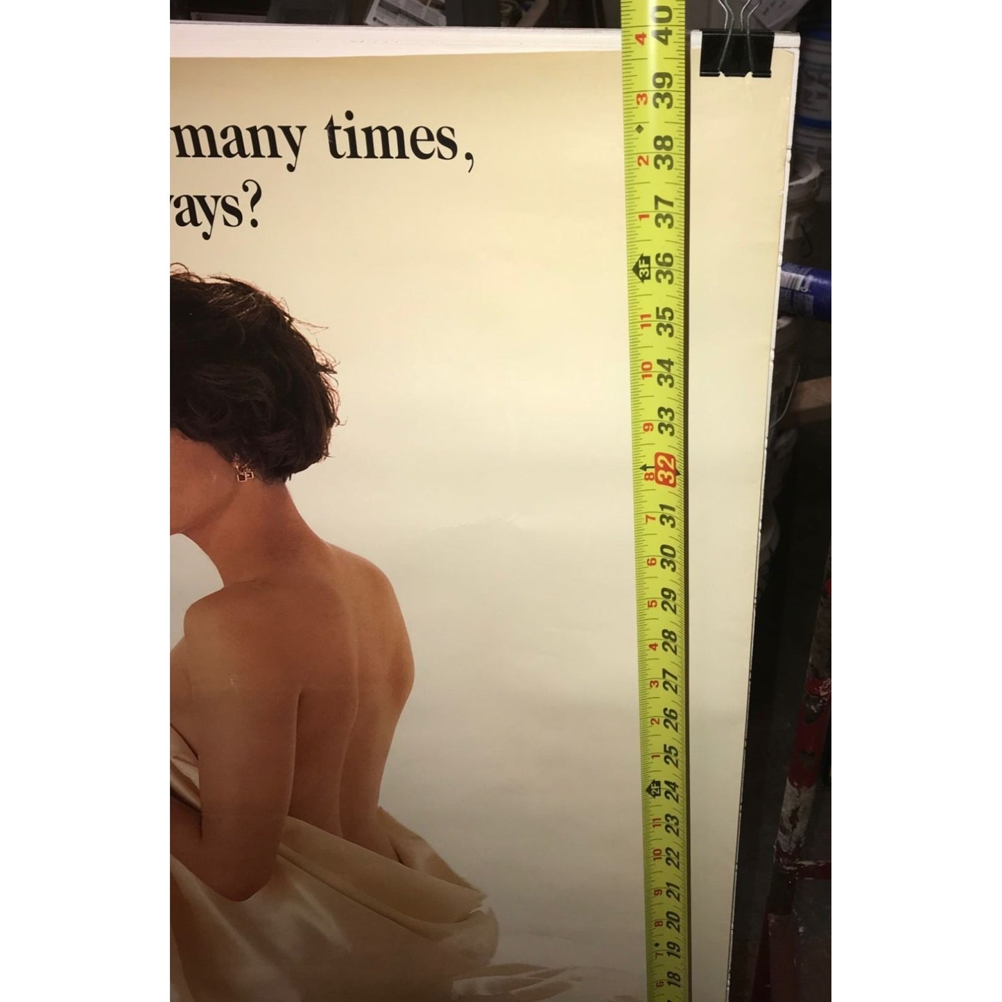 Movie Poster - A Woman Her Men and Her Futon - Jenifer Rubin - How Many Men, How Many Times, how Many Ways 27"x40"