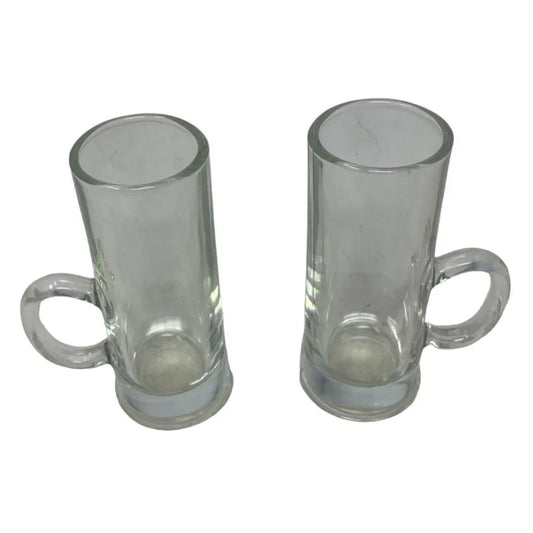 Unique Tall Shot glasses with Low Handles - Mug Double Shooters - Barware - Drinks - Liquor A+ Stuff A+ Stuff