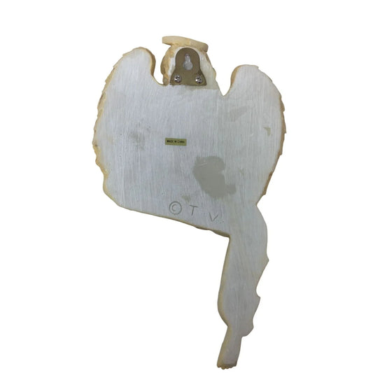 Angel Watching Over You Wall Decor - Religious Decor Girl Angel with large wings A+ Stuff A+ Stuff