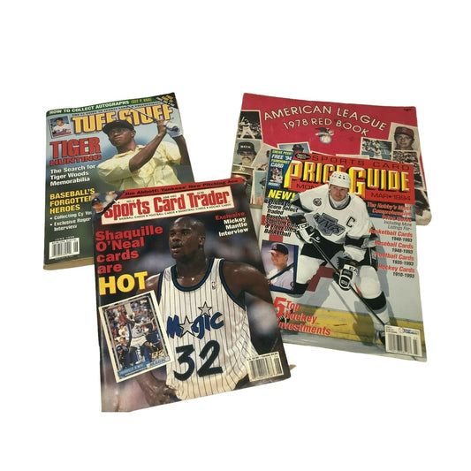 Sports Tiger Woods, Shaq, Gretzsy American League 1978 Red Book